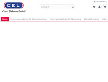 Tablet Screenshot of conti-elektron.de